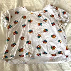 Rubik’s cube crop top